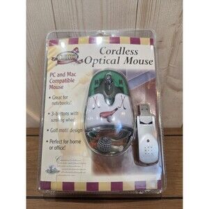 Golf Golfing Clubhouse Cordless Optical Mouse PC & Mac